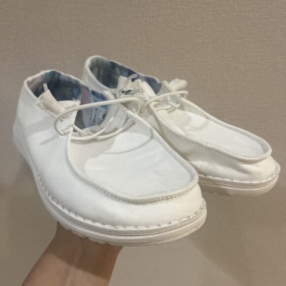 Hey Dude Shoes - HEY DUDE WENDY SILK MOON  Lightweigth Slip-On Womens Shoes Size W7